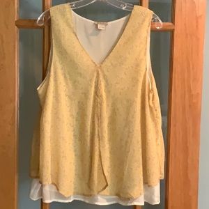 Women’s L Lucky Brand V-neck Tank Top